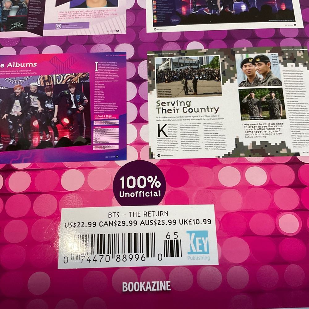 BTS The Return Bookazine Complete K-Pop Guide Key Publishing Magazine 2026 - Picture 3 of 4